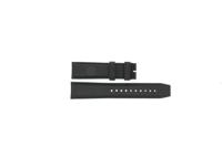 Horlogeband Burberry BU2306 Leder Zwart 22mm