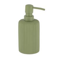 Tendance Zeeppompje 101 series - groen - geribbeld - PS - D7 x H17 cm - 230 ml - badkamer