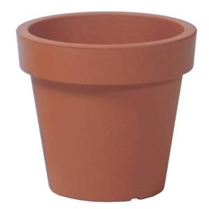 Prosperplast Bloempot - kunststof - terra cotta - D16 x H14,5 cm