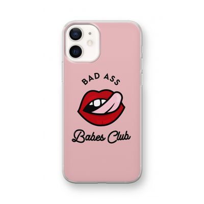 Badass Babes Club: iPhone 12 mini Transparant Hoesje
