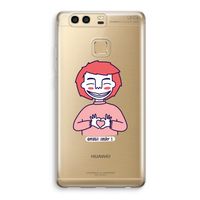 Hartje: Huawei P9 Transparant Hoesje