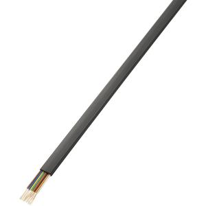 TRU COMPONENTS 1572268 Telefoonkabel 10 x 0.08 mm² Zwart 50 m