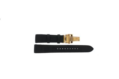 Horlogeband Seiko SNQ128P1 / 6A32-00R0 / 4A072JL Leder Zwart 21mm