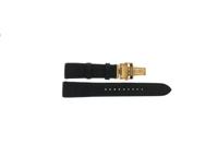 Horlogeband Seiko SNQ128P1 / 6A32-00R0 / 4A072JL Leder Zwart 21mm