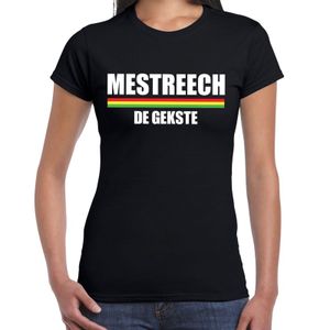 Carnaval Mestreech de gekste t-shirt zwart voor dames