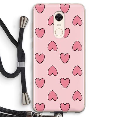 Ondersteboven verliefd: Xiaomi Redmi 5 Transparant Hoesje met koord