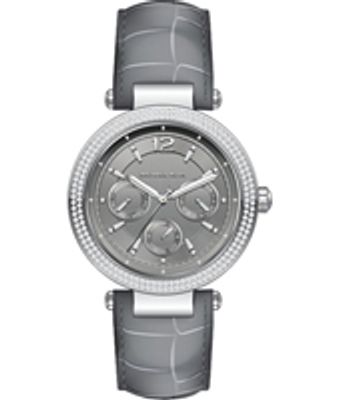 Horlogeband Michael Kors MK2544 Leder Grijs 21mm