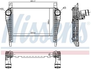 Intercooler, inlaatluchtkoeler 961257