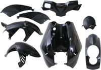 Edge plaatset ludix 8 delig zwart metallic