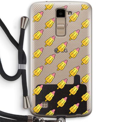 Waterijsjes: LG K10 (2016) Transparant Hoesje met koord
