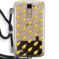 Waterijsjes: LG K10 (2016) Transparant Hoesje met koord