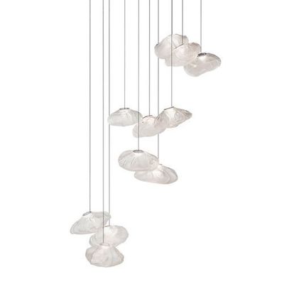 Bocci 73.11 Random Hanglamp - Transparant - Ronde plafondkap