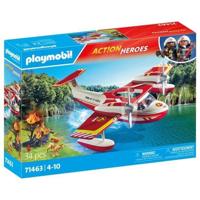 PLAYMOBIL 71463 Idrovolante con pompiere - Action Heroes - Vigili del fuoco - Dai 4 anni in su