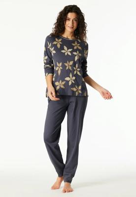 Schiesser dames pyjama Flower - Modal - Katoen