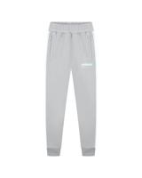 Malelions Sweat broek worldwide - Aqua grijs/mint