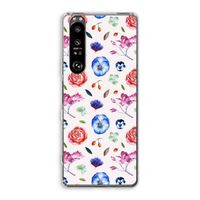 Bloemetjes: Sony Xperia 1 III Transparant Hoesje