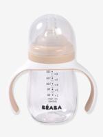 Leerfles 2 in 1 (210 ml) BEABA beige
