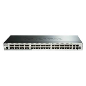 D-Link DGS-1510-52XMP/E Netwerk switch RJ45/SFP+ 48 + 4 poorten 176 Gbit/s PoE-functie