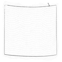 VidaXL Aanhangwagennet elastisch touw 3x3 m polypropeen wit VidaXL Aanhangwagennet elastisch touw 3x3 m polypropeen wit