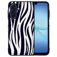 Zebra Ontwerp Samsung Galaxy A17 TPU Hoesje Met PU Kunstleer Achterkant Voor Comfort En Bescherming