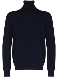 Brunello Cucinelli roll neck cashmere jumper - Bleu