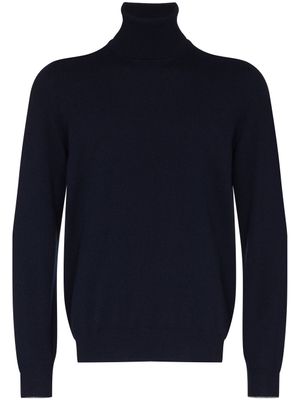 Brunello Cucinelli pull en cachemire à col roulé - Bleu