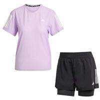 adidas OTR Tee 2in1 Short Set Dames