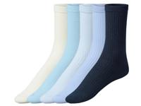 esmara 5 paar dames sokken (Blauw/donkerblauw, 39-42)