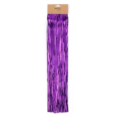 Engelenhaar - paars - 50 cm - lametta haar - folie - tinsel - kerstversiering