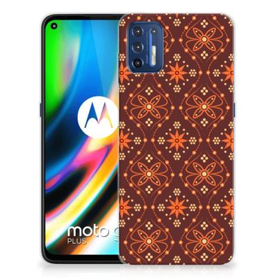 Motorola Moto G9 Plus | TPU bumper | Batik Brown
