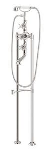 Retro Tres Thermostatische Badkraan op pilaren Brons 59019401