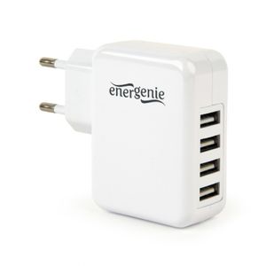 EnerGenie EG-U4AC-02 oplader voor mobiele apparatuur Wit Binnen