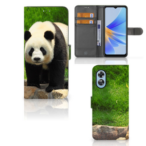 OPPO A17 Telefoonhoesje met Pasjes Panda