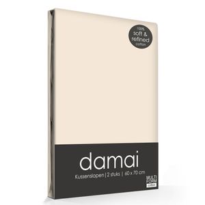 Damai Kussenslopen Taupe (2 stuks)-50 x 90 cm