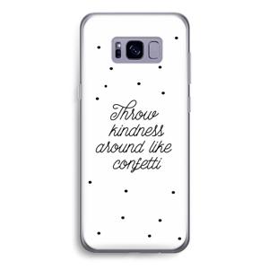 Confetti: Samsung Galaxy S8 Transparant Hoesje