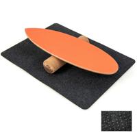 Balance Board van Hout Balance Trainer Trickboard voor Thuis Incl. Kurkrol Balansboard Uit 8 Hoogwaardige Houtlagen Geperst