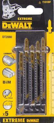 DeWALT DT2080 T 101 BIF Decoupeerzaagblad voor Hout & Laminaat VE=5