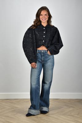 Rotate jack 1141971725 navy blazer
