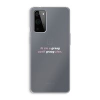 uzelf graag zien: OnePlus 9 Pro Transparant Hoesje