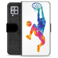 Samsung Galaxy A42 5G Premium Portemonnee Hoesje - Slam Dunk