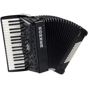 Hohner Amica Forte III 72 Zwart, Silent Key accordeon