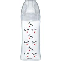 Antikoliekfles - DODIE - 330 ml - Platte speen X Mathilde Cabanas - 0-6 maanden - Flow 3 - Transparant