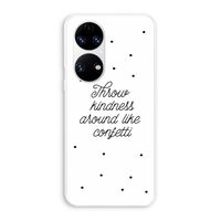 Confetti: Huawei P50 Transparant Hoesje