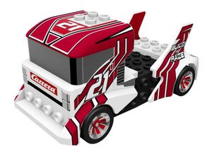 Carrera GO!!! Build 'n Race - Race Truck - Wit