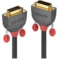 Lindy 36224 5m DVI-D DVI-D Zwart DVI kabel