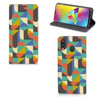 Samsung Galaxy M20 | Hoesje met Magneet | Funky Retro