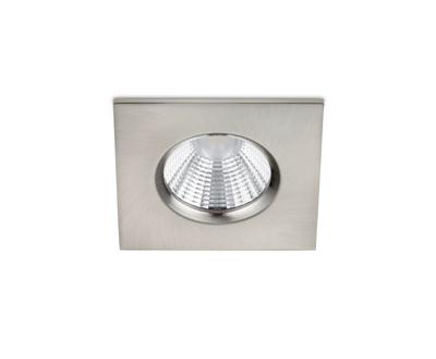 Trio Badkamer inbouwspotZagros met led vierkant grijs - 650610107