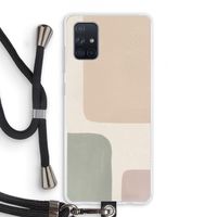Geo #7: Samsung Galaxy A71 Transparant Hoesje met koord