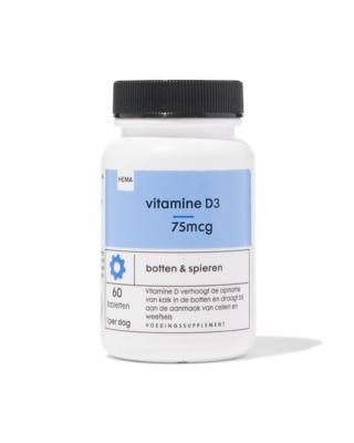HEMA Vitamine D3 75mcg - 60 Stuks