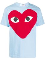 Comme Des Garçons Play t-shirt à logo - Bleu